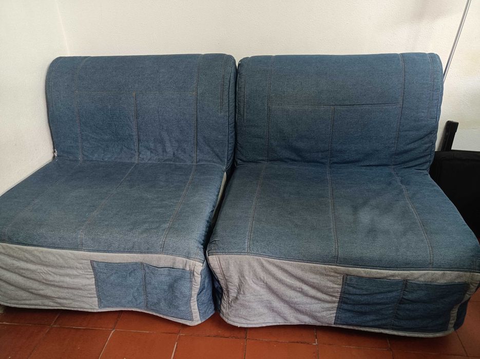Sofá cama 2 módulos