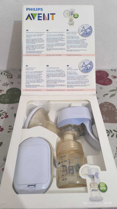 Bomba de extração de leite a pilha