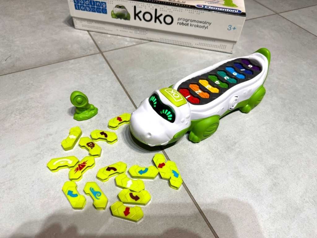 KOKO Programowalny robot-krokodyl CLEMENTONI do nauki programowania