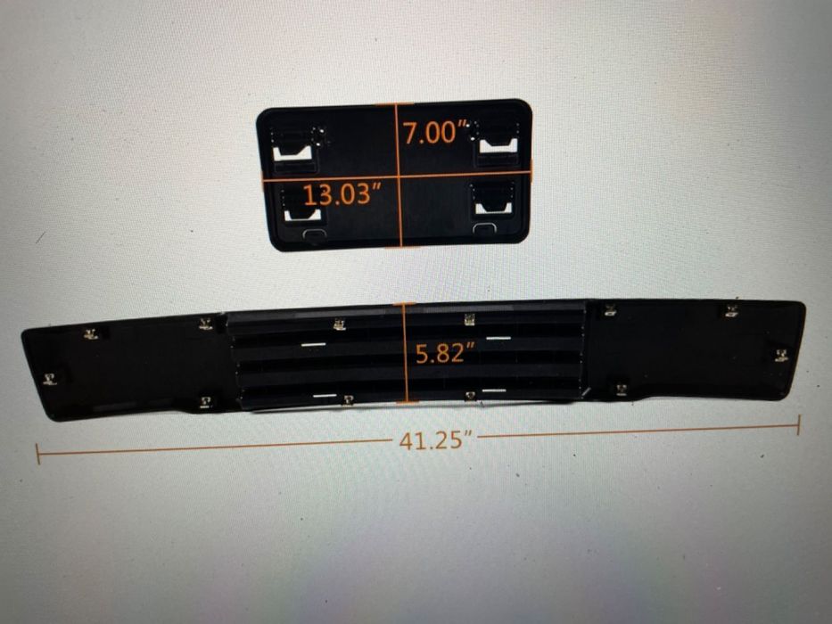 Ford F-150  Plastik na zderzak-odbojniki  15-17r i 18-20