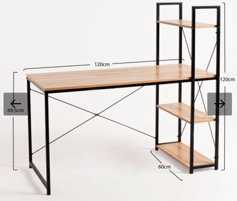 aparador com tampo de vidro, escrivaninha, chaise ikea
