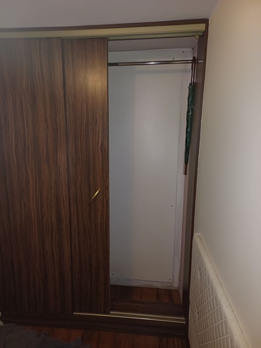 Szafa duża typu komandor/wnękowa sz260 x wys218 - 3drzwiowa ciemny br