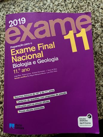Preparaçao para o Exame Final Nacional Biologia e Geologia 11 ano 2019