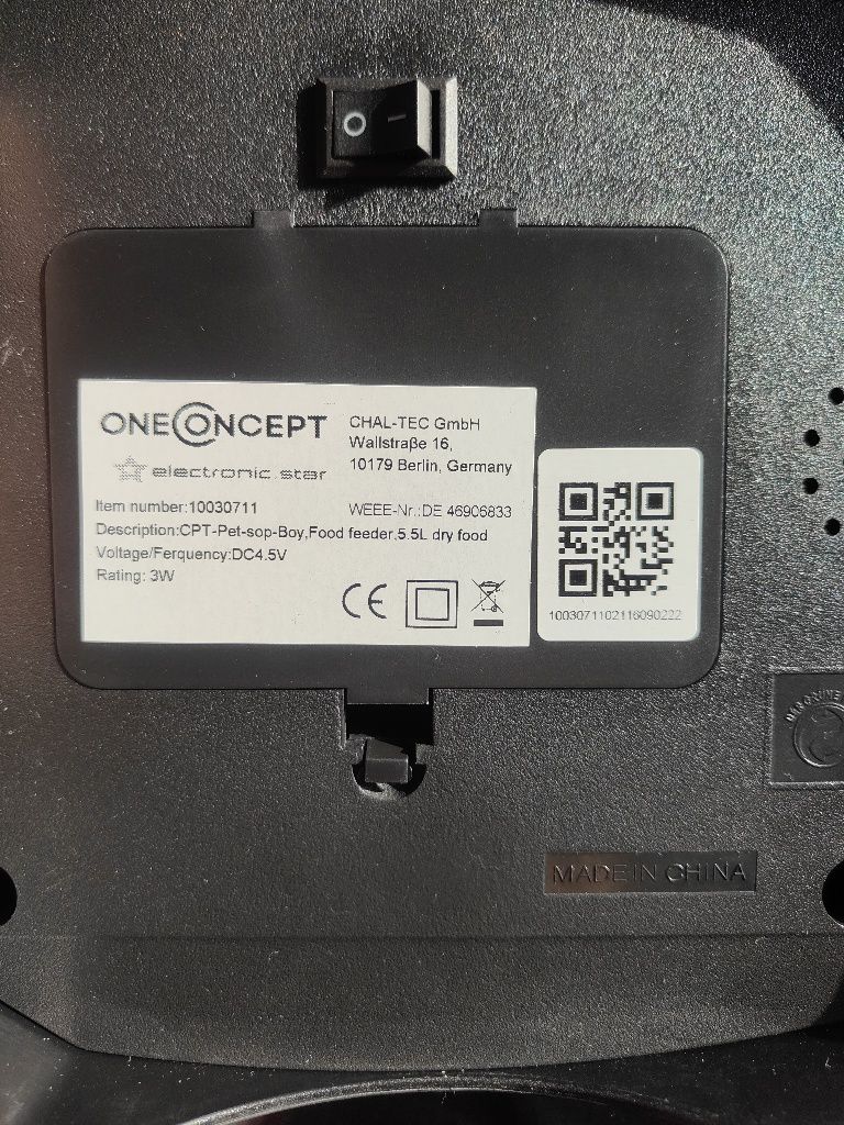 Automatyczny Podajnik karmy dla psa elektroniczny