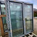 Okno tarasowe trzyszybowe 200x210   Antracyt 3-szyby
