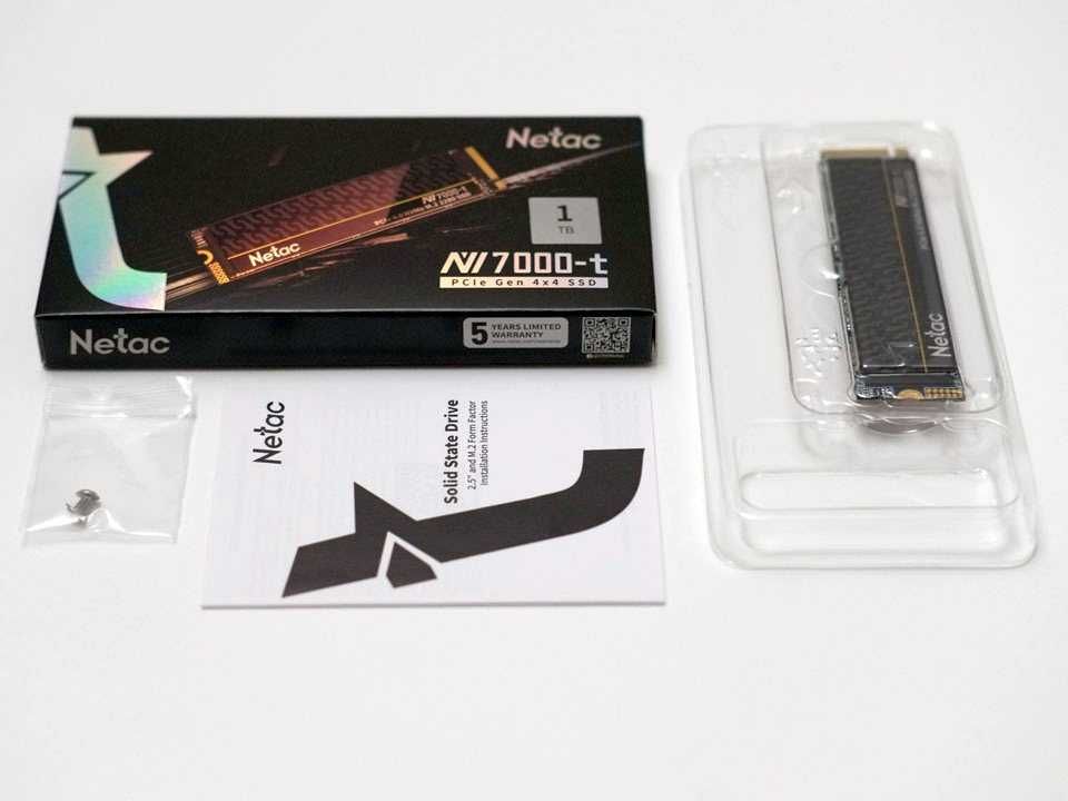 SSD M2 NVMe 1 Tb 7300MB/s PCIE 4.0 2280 Netac NV7000-t ПК, PS5 Ноутбук