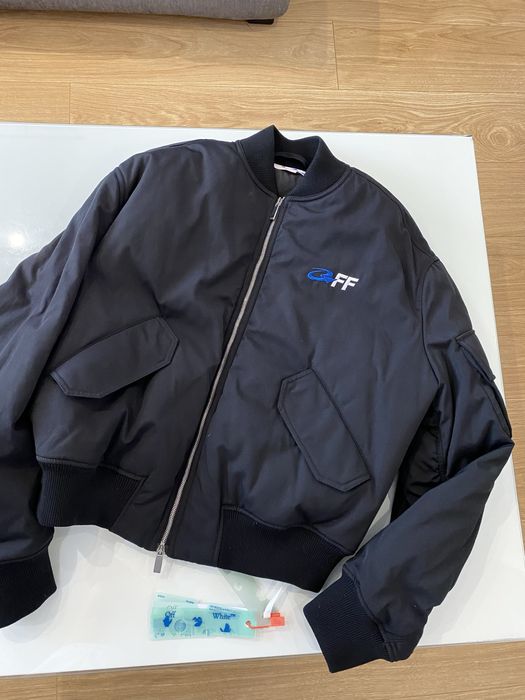 Kurtka bomberka czarna Off White bomber Off-White rozmiar L męska NEW