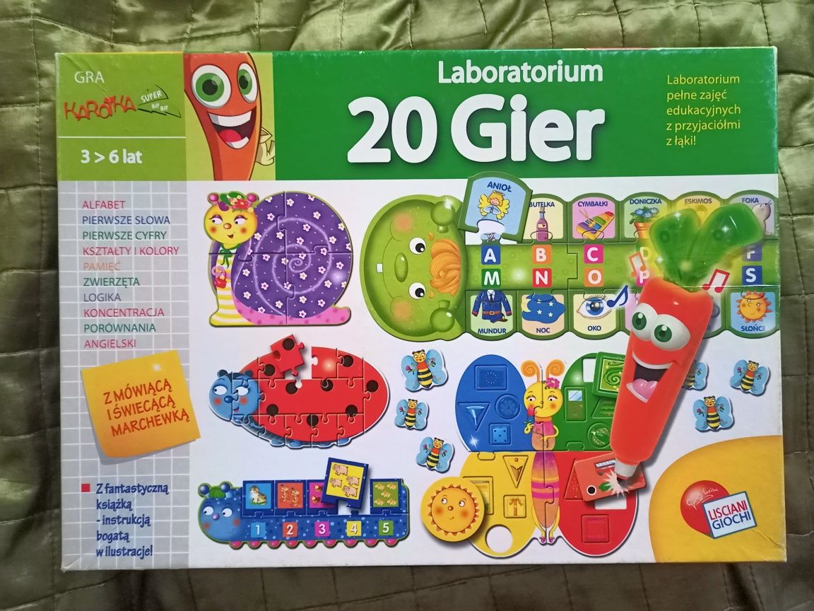 Laboratorium 20 gier karotka magiczna marchewka