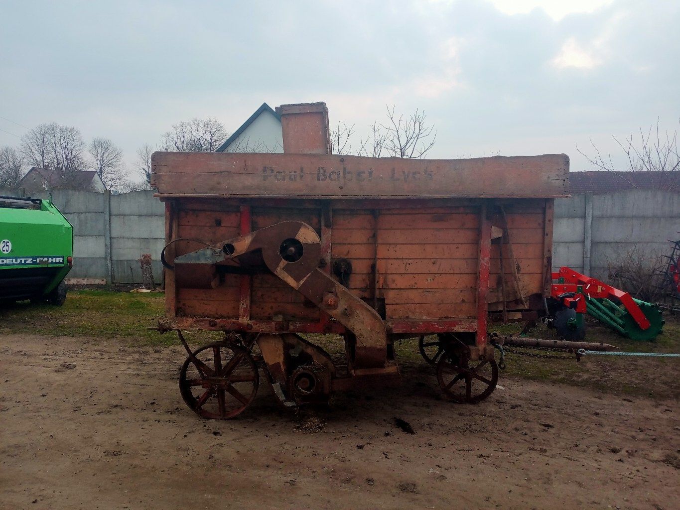 maszyna do młócenia zboża ( damfa)