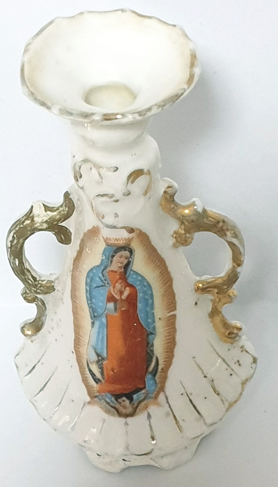 Pequena antiga jarrinha de altar francesa N. S. da Conceição