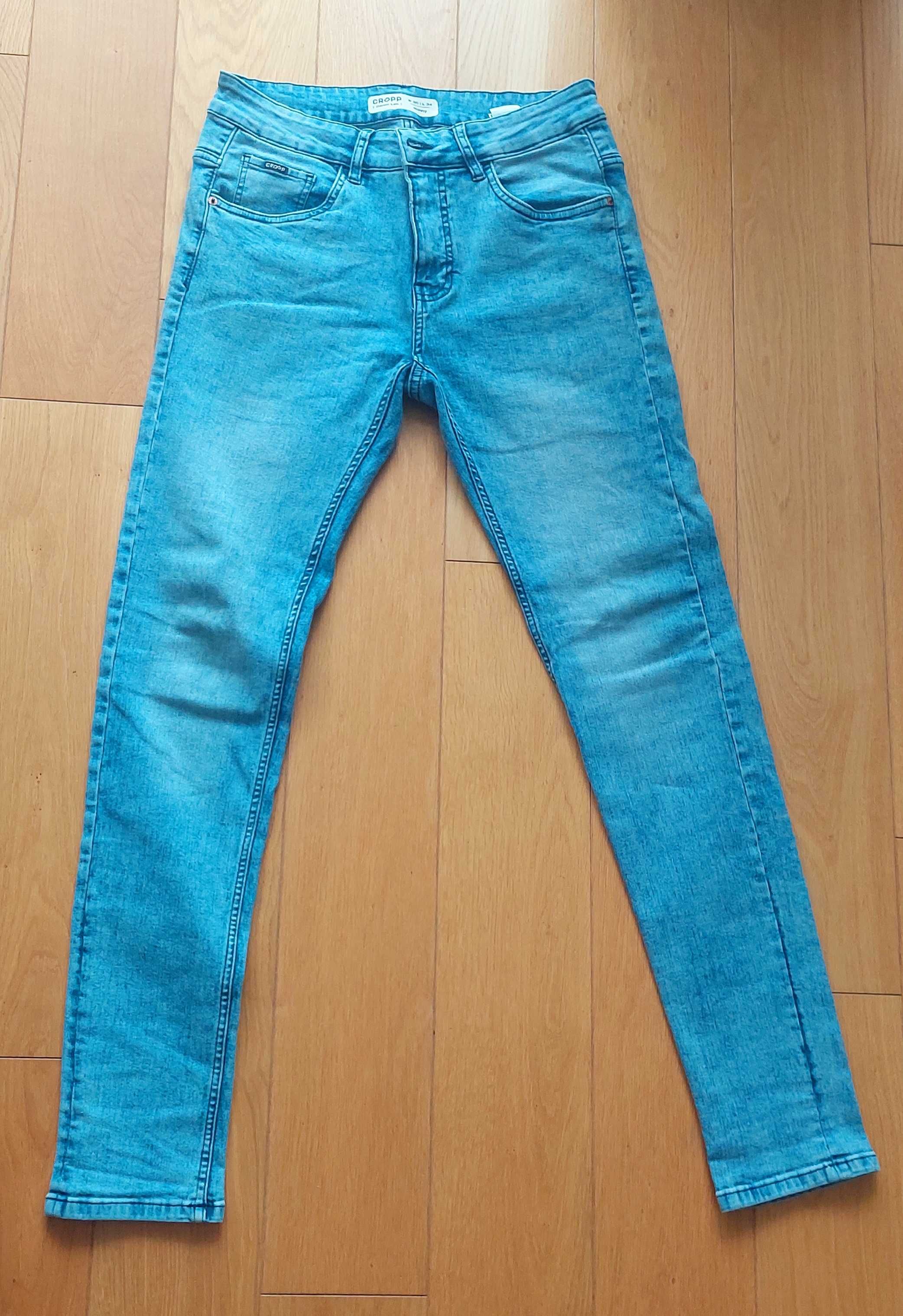 Spodnie jeans cropp W30 L34 męskie skinny