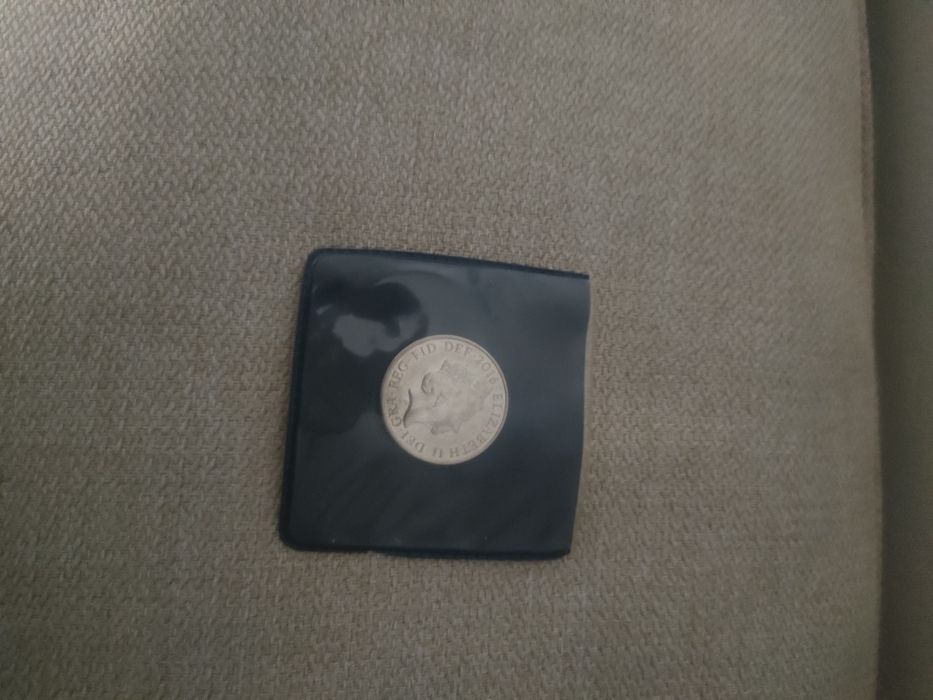 Moeda de coleção da Rainha Elizabeth ll do ano de 2016 de ten pence