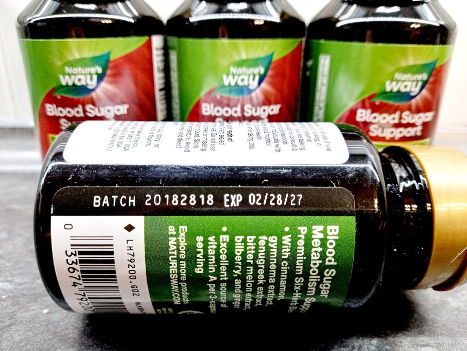 Natures Way, Blood Sugar Manager (90 капс.), для нормализации сахара