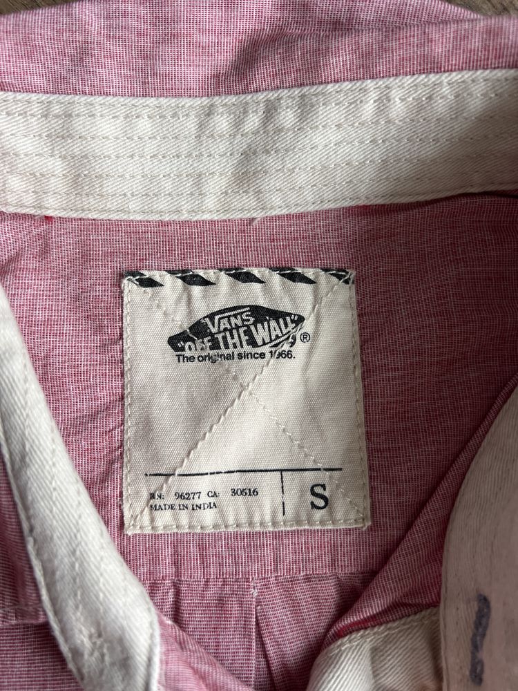 Koszula męska Vans S bawełna z krótkim rekawem