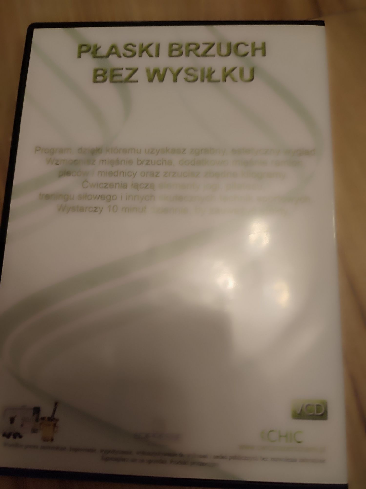 Płaski brzuch bez wysiłku płyta VCD