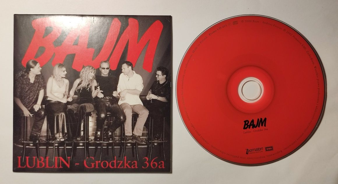 Bajm Lublin Grodzka 36A płyta CD Singiel promocyjny Unikat Nowy