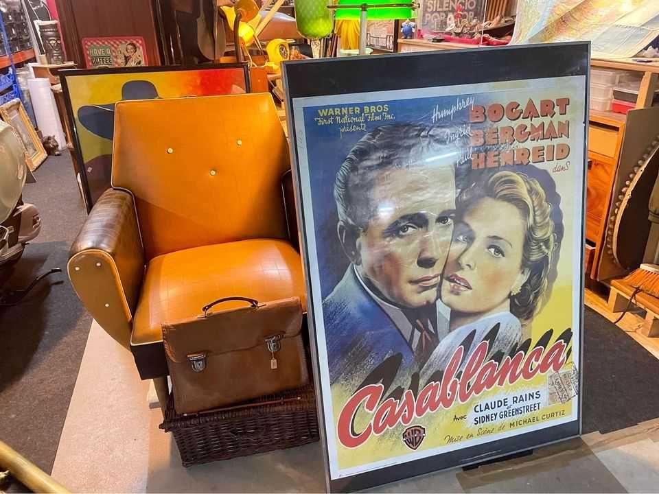 Poster publicitário do filme "Casablanca"