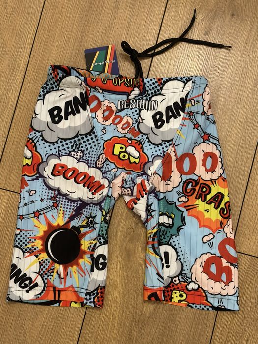 Kąpielowki chlopiece spodenki plywackie 128 134