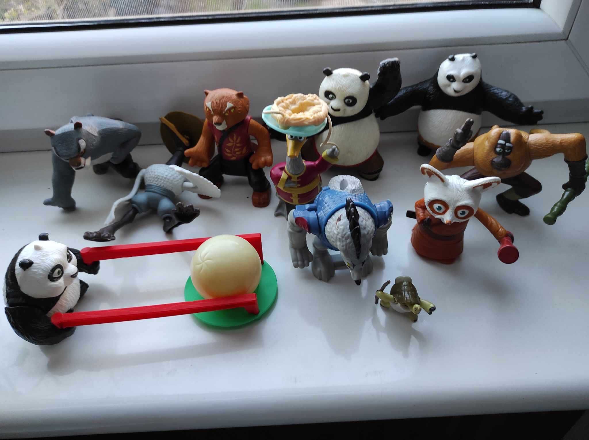 Kung Fu Panda figurki z bajki 11 figurek Nowe Szaty Króla zestaw