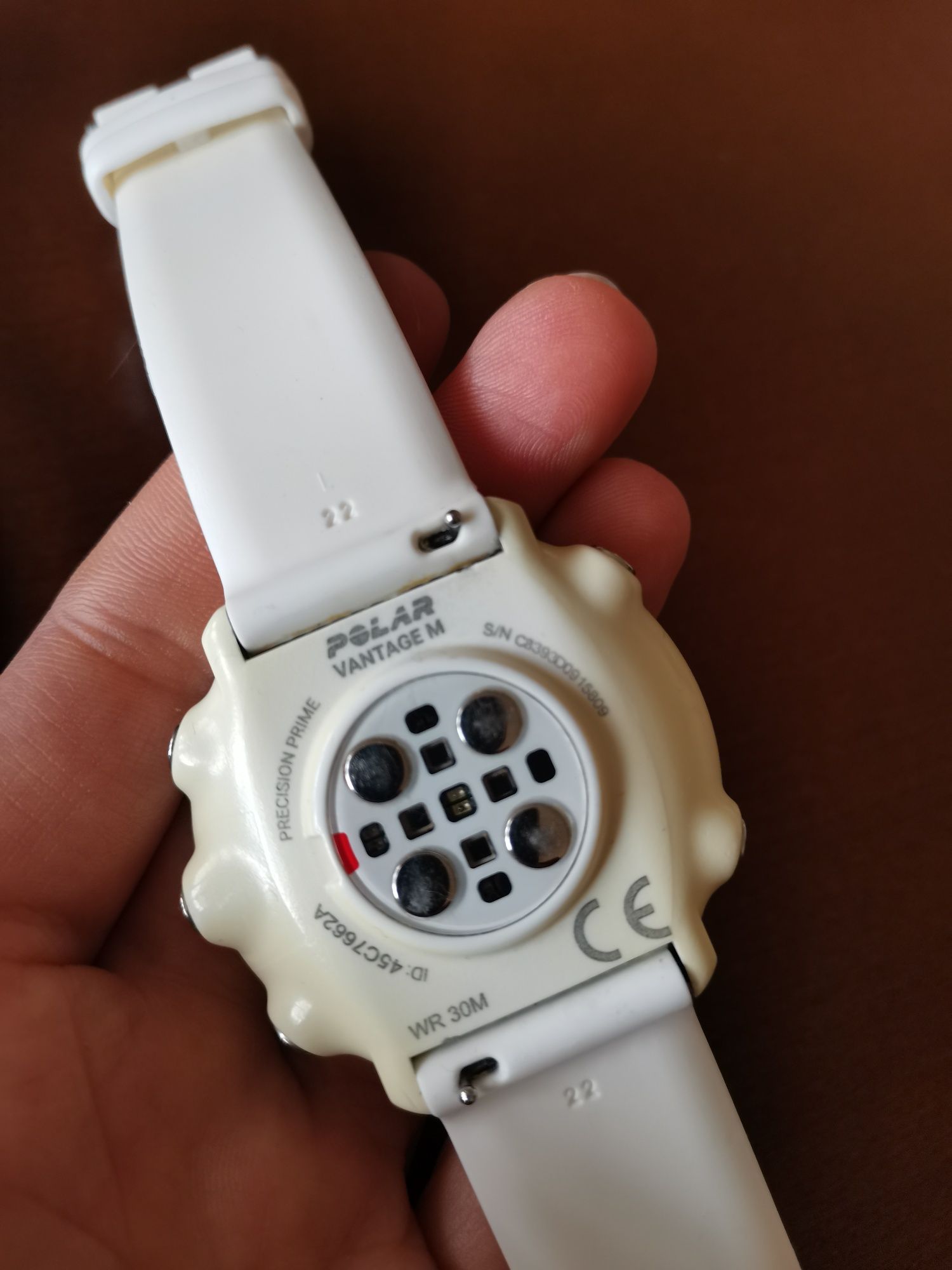 Polar Vantage M biały zegarek sportowy