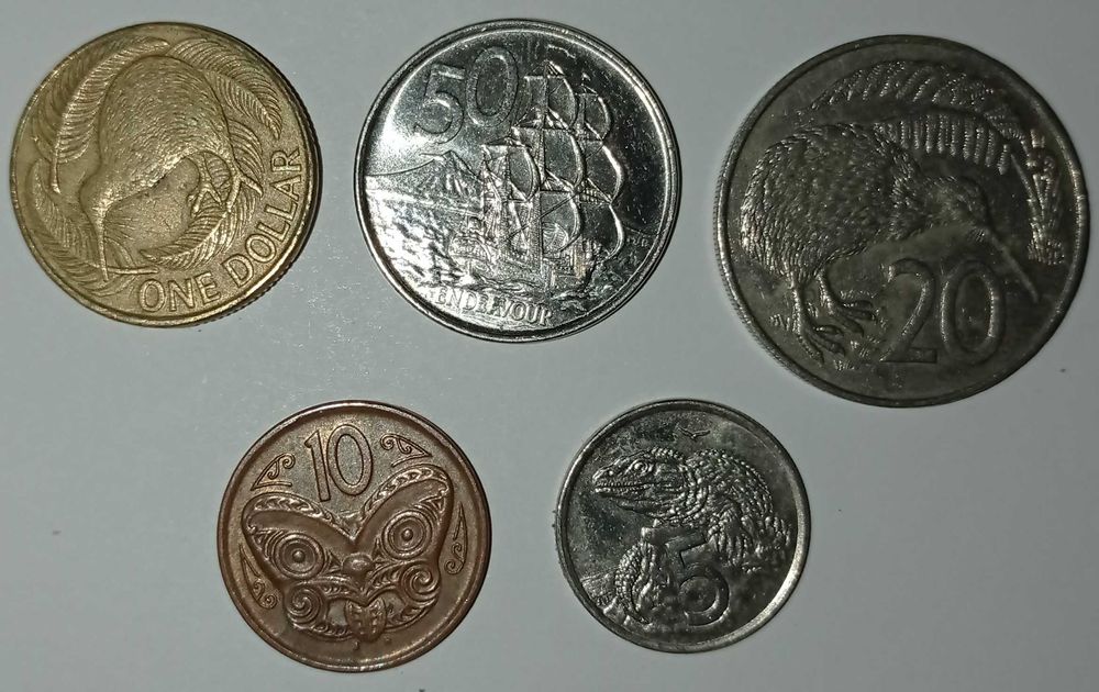 Moedas da Nova Zelândia
