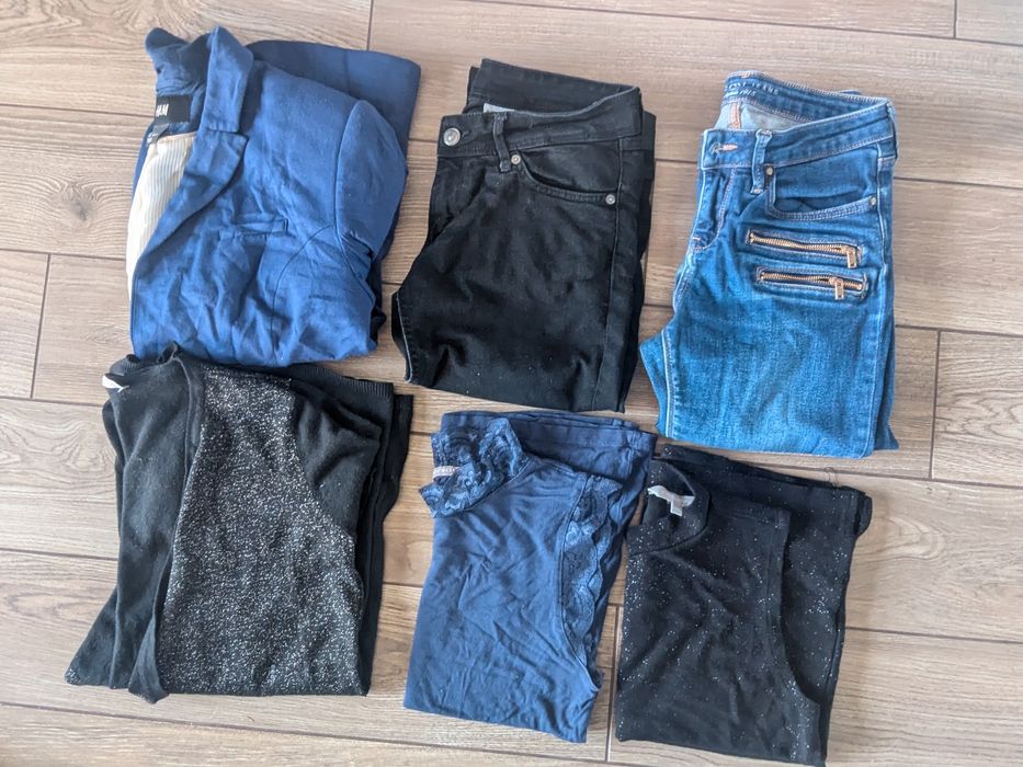 Zestaw ciuszków damskich H&M i Orsay rozmiar 36 S