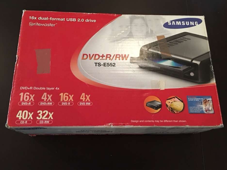 Gravador DVD RW Samsung, Nunca Usado