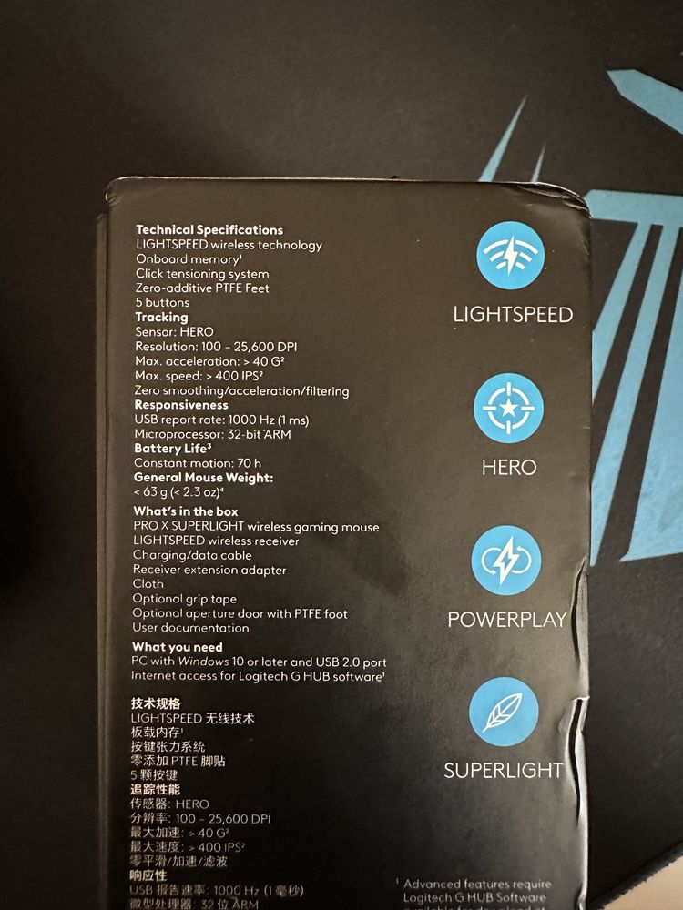 Logitech PRO X Superlight original НОВА