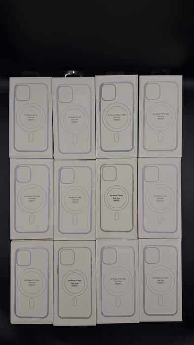 Silikonowe Przezroczyste Etyi z Magnesami do Iphone’a 6-17 pro max