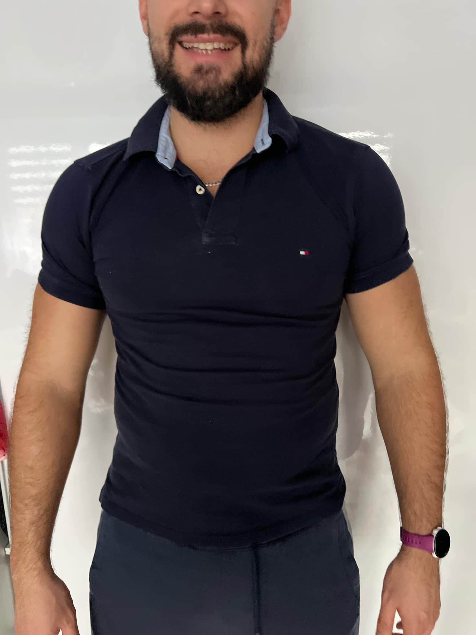 Koszulka męska S polo Tommy Hilfiger oryginalna stan bardzo dobry