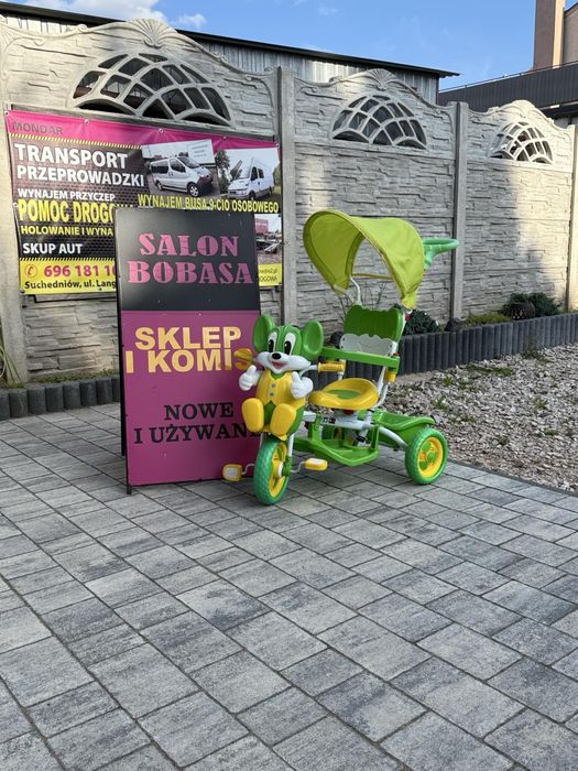 Nowy rowerek 3kołowy, SALON BOBASA Suchedniów ul. Langiewicza 3