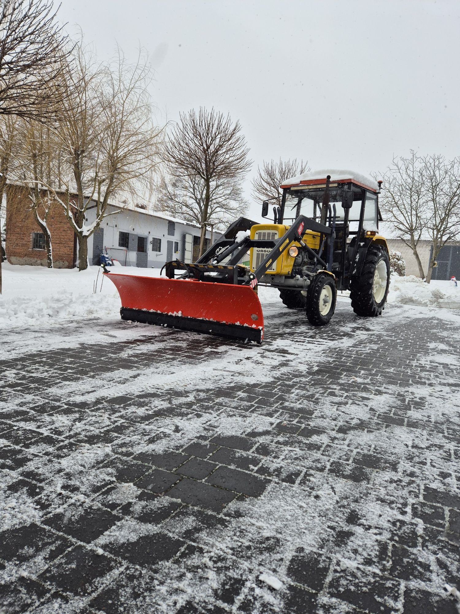 Plug do traktora ursus zetor itd. Gruby  snieg ziemia obciaznik