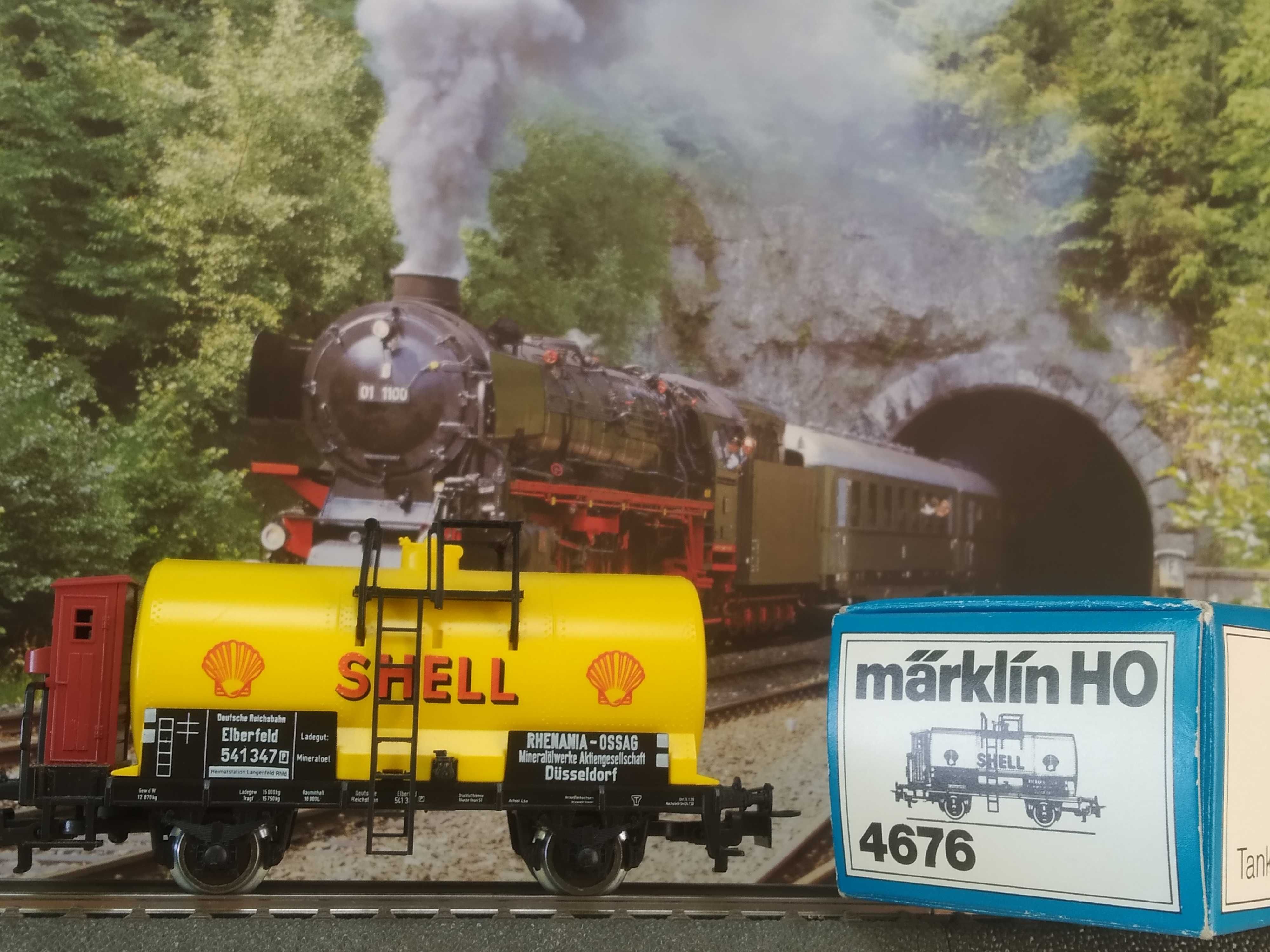 MÄRKLIN H0 4676 cisterna Shell com guarita