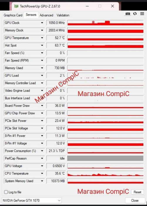 Видеокарта ASUS ROG Strix GTX 1070-8Gb Магазин CompiC