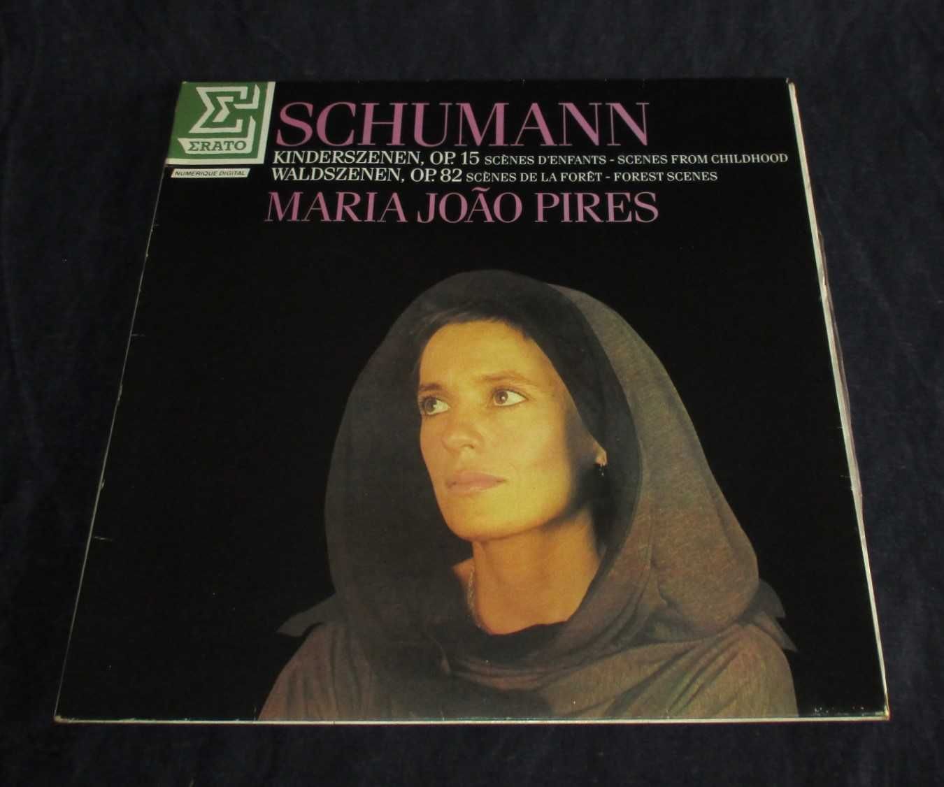 Disco LP Vinil Schumann Maria João Pires Kinderszenen Waldszenen