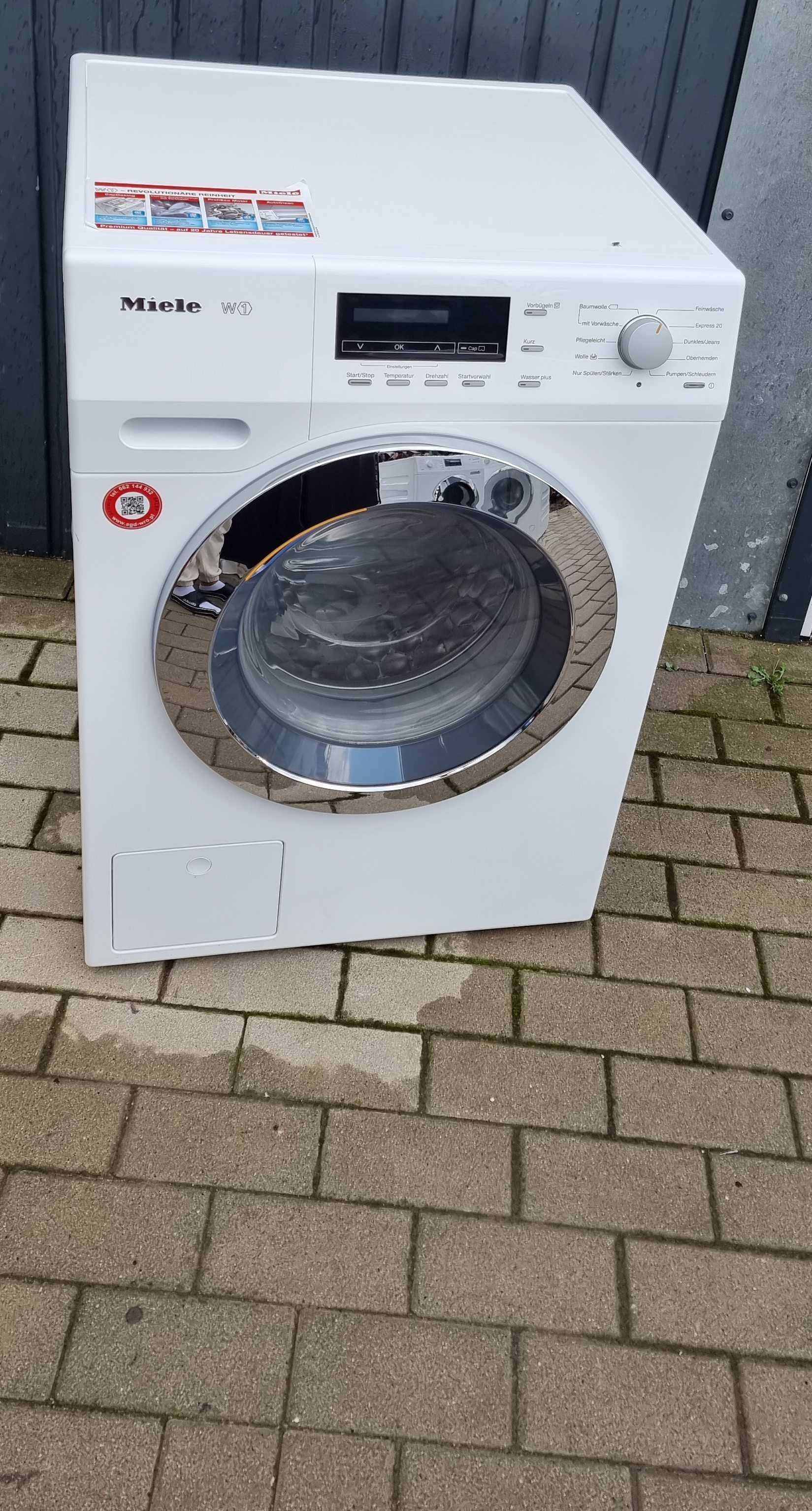 Pralka Miele W1 WKE 130 WPS, 8kg, 1600obr, Funkcja łatwe prasownie