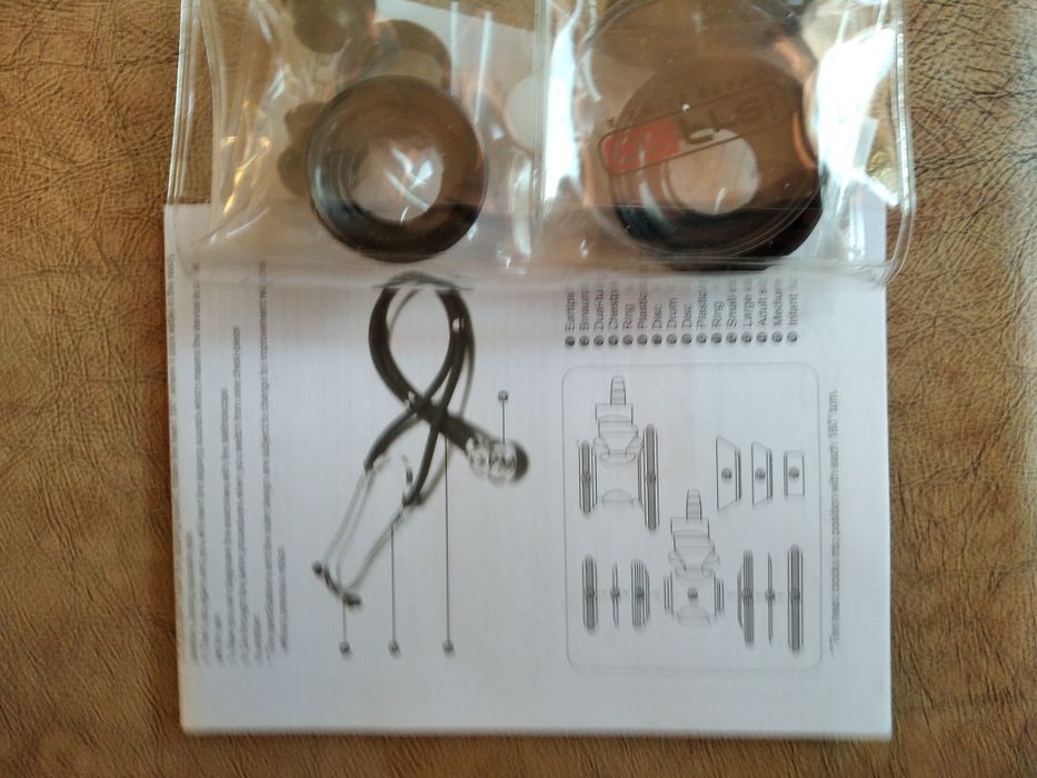 СТЕТОФОНЕНДОСКОП.Новый.Швейцария Черный