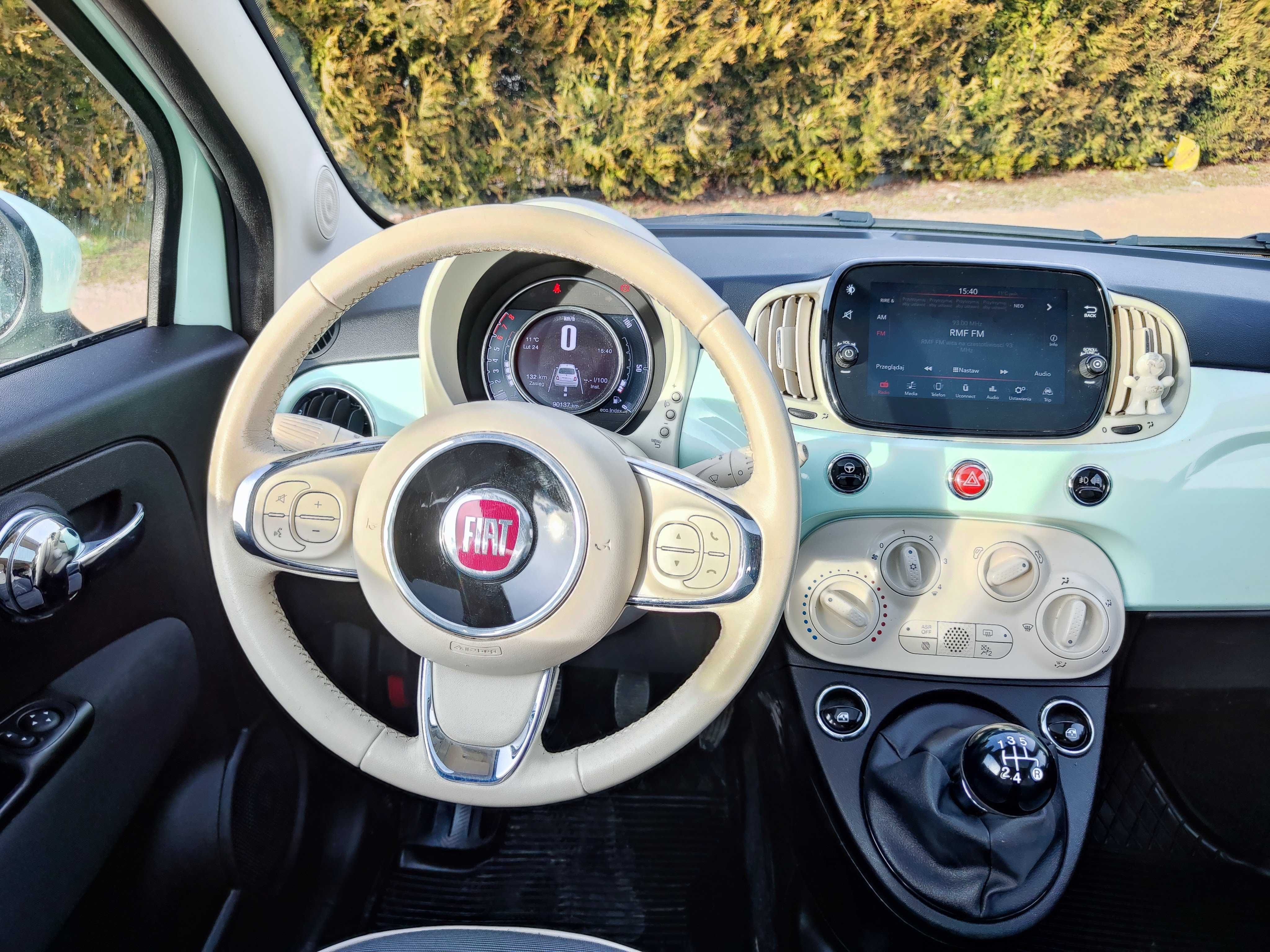 Fiat 500 1.2 69KM / 2019r /  / NAVI / Klimatyzacja / Panorama