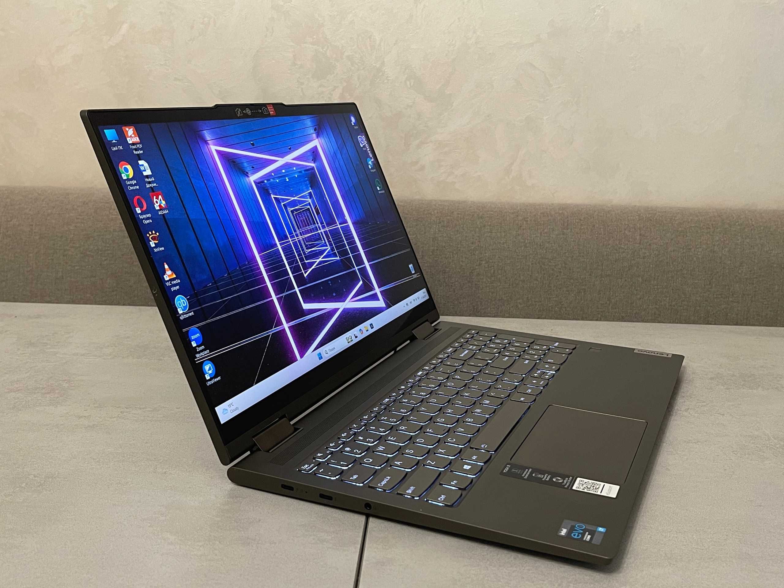 Ноутбук трансформер Lenovo Yoga 7 15ITL5, 15,6, i7-1165G7, 12GB, 512GB