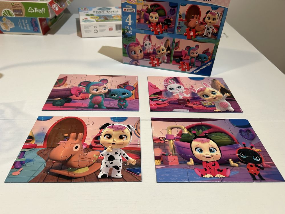 Puzzle i gra edukacyjna dla dwulatka