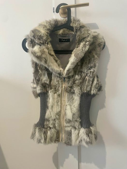 Futerko kamizelka futrzak S/M