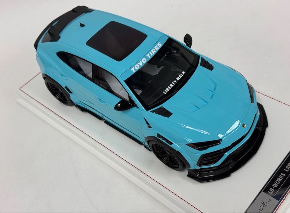 1:18 Ivy Models Lamborghini URUS Liberty Walk — Baby Blue