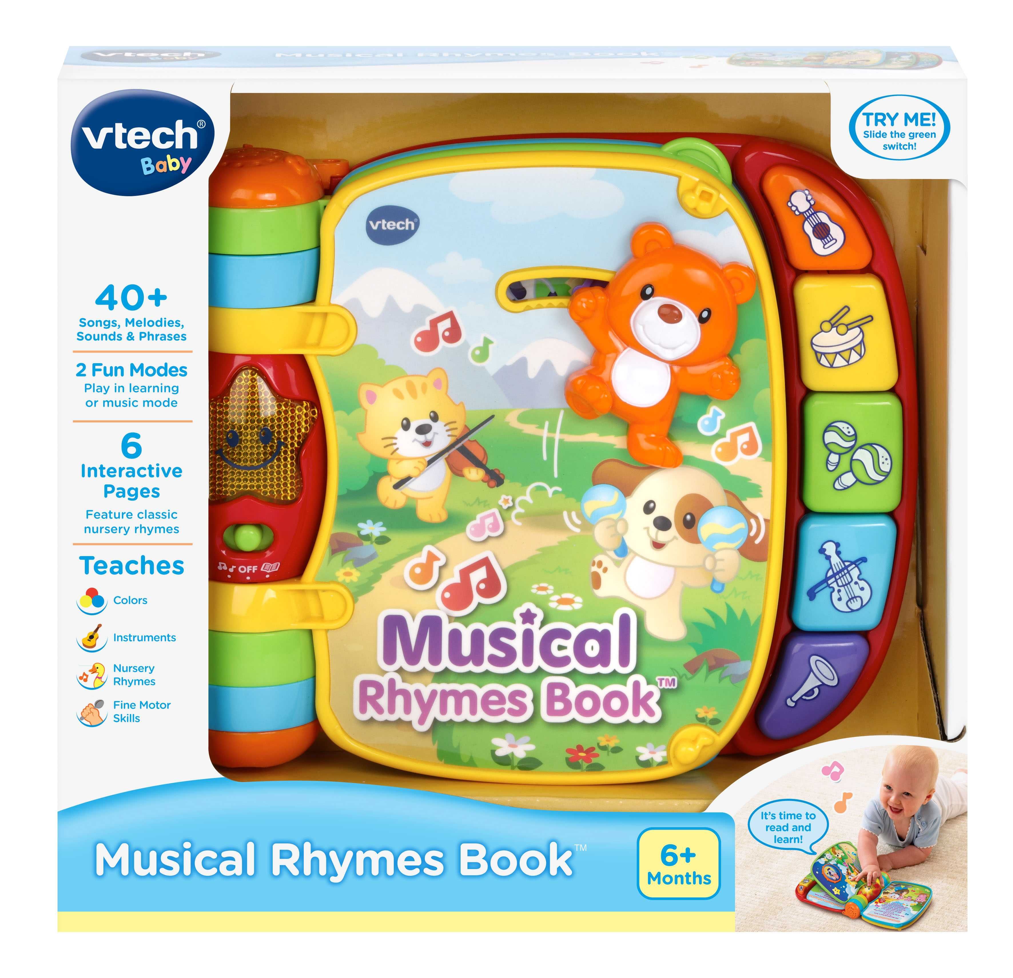 Втеч музыкальная музична книжка VTech Musical Rhymes Book