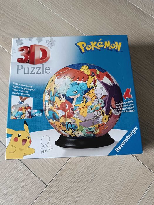 Puzzle 3D kula pokemon