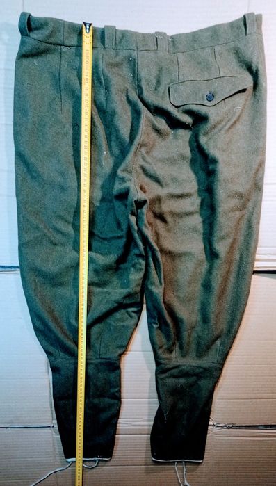 Unikatowe spodnie ułańskie wojskowe stan bd. mundur rogatywka siodło