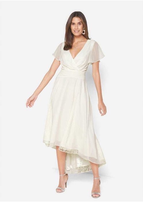 Sukienka midi ślubna