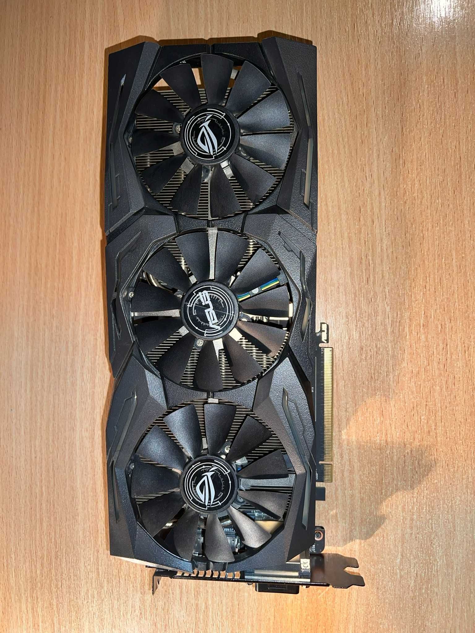 ASUS Radeon RX 580 8Gb Top Edition Strix Самая холодная 580