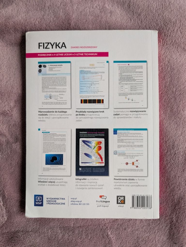 Fizyka 4 WSIP podręcznik+ zbiór zadań
