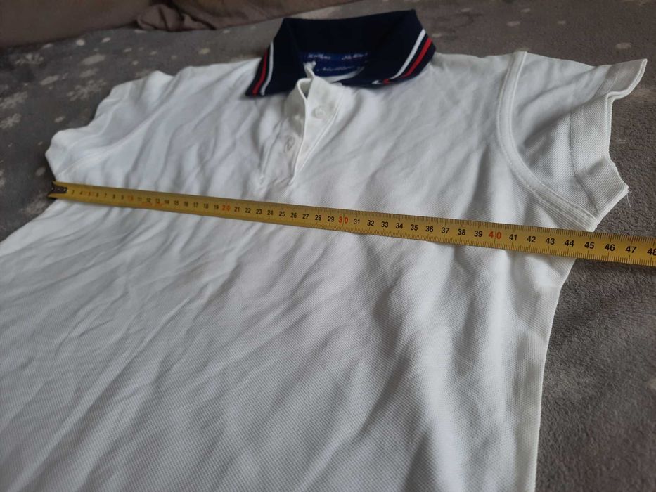 Koszulka z kołnierzykiem New wave M