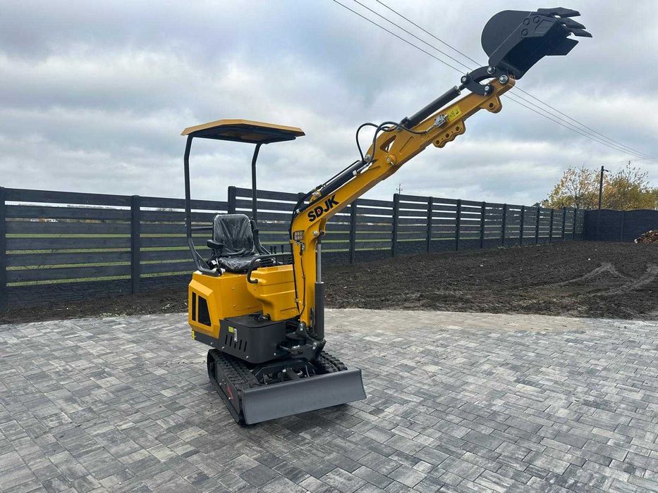 MINI Koparka JKW-10X | Skrętne Ramię | Koop EURO V Diesel | 1000 KG